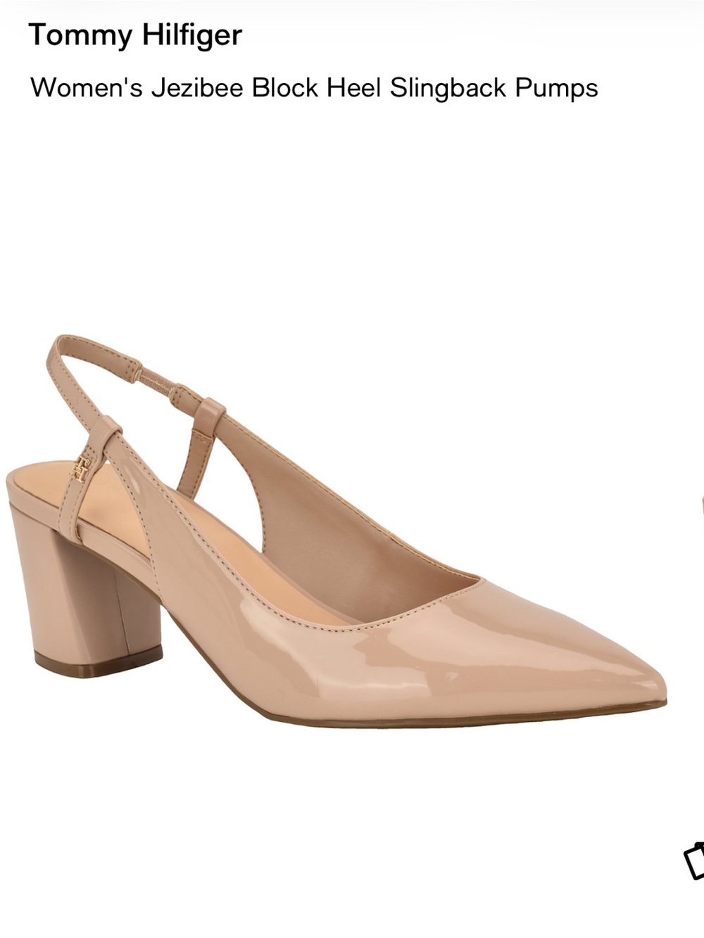Tommy Hilfiger Women's Jezibee Block Heel Slingback Pumps